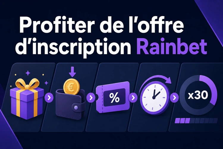 Profiter de l'offre d'inscription Rainbet dès les premiers pas
